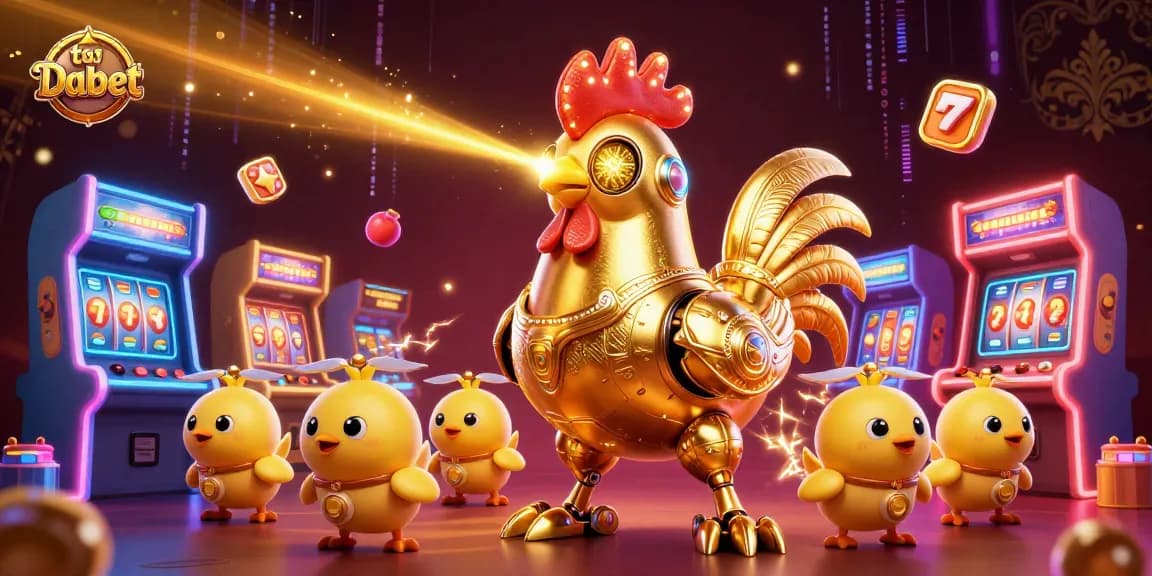 Immerse yourself in the thrilling world of tại Dabet with this dynamic 3D casino scene.