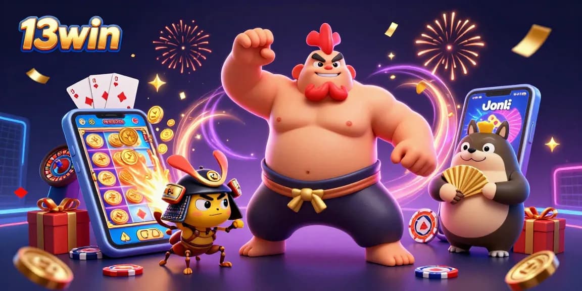 Experience thrilling wins at 13win with dynamic casino characters and exciting game elements.
