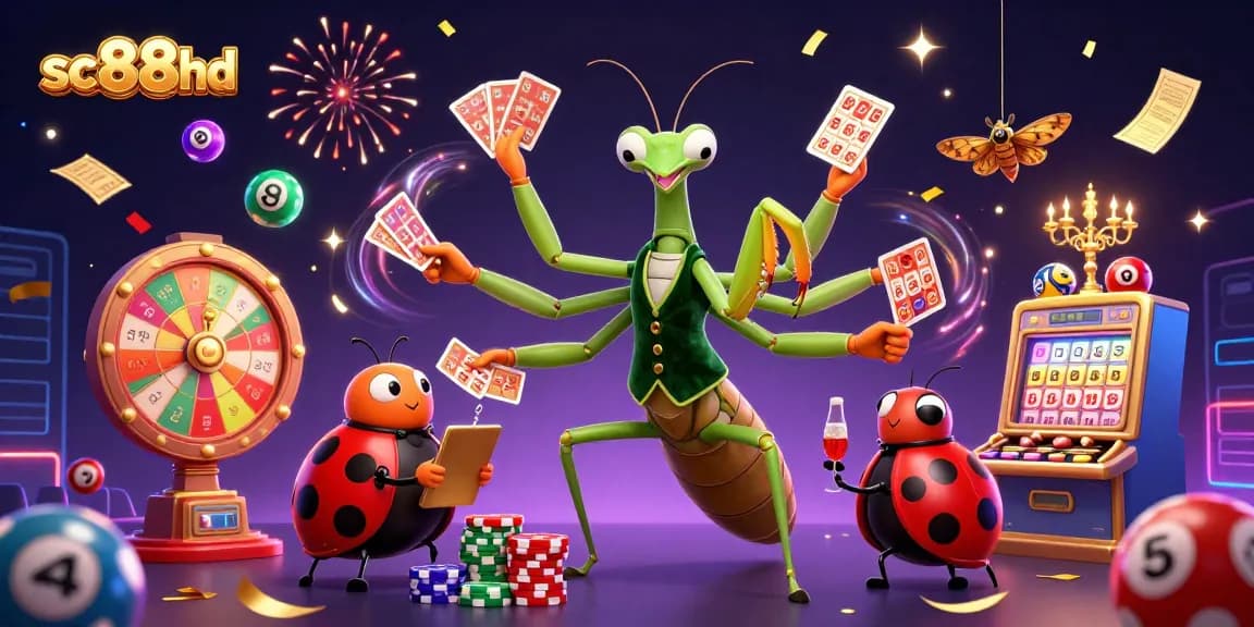 Experience thrilling gameplay with sc88hd featuring vibrant lottery elements in a dynamic casino scene.