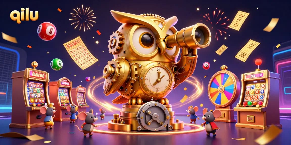 Engage in qilu's vibrant casino scene with dynamic lottery elements and rich 3D detail.
