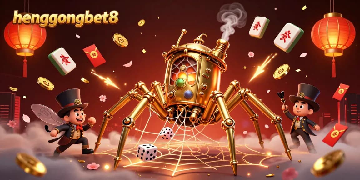 Experience the thrill of gaming at hengongbet8 with our engaging visual of a steampunk-themed casino.