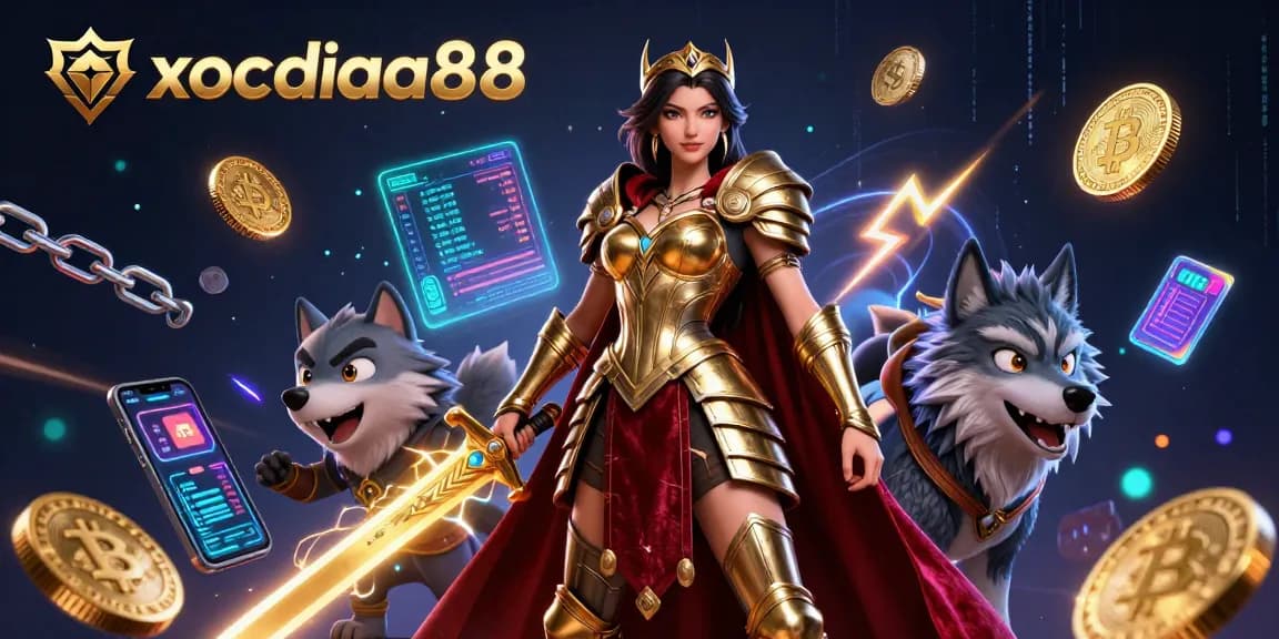 xocdiaa88 players engaging in thrilling online gaming with cosmic elements.