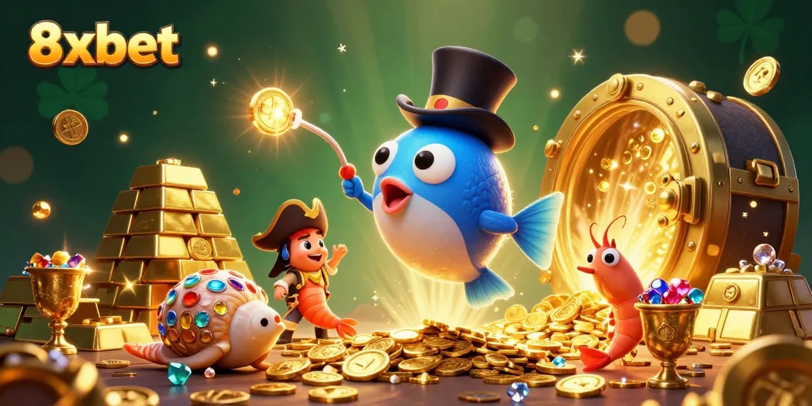 Win big with 8xbet while exploring treasures in a dynamic underwater casino scene