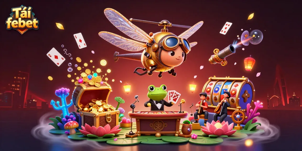 Experience Tải febet with an immersive, vibrant casino scene showcasing action and excitement.
