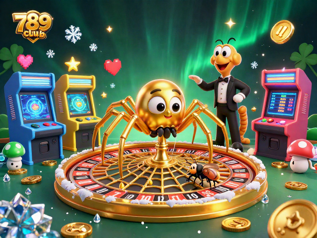 Join the excitement at 789club as players place bets on a vibrant 3D roulette wheel.