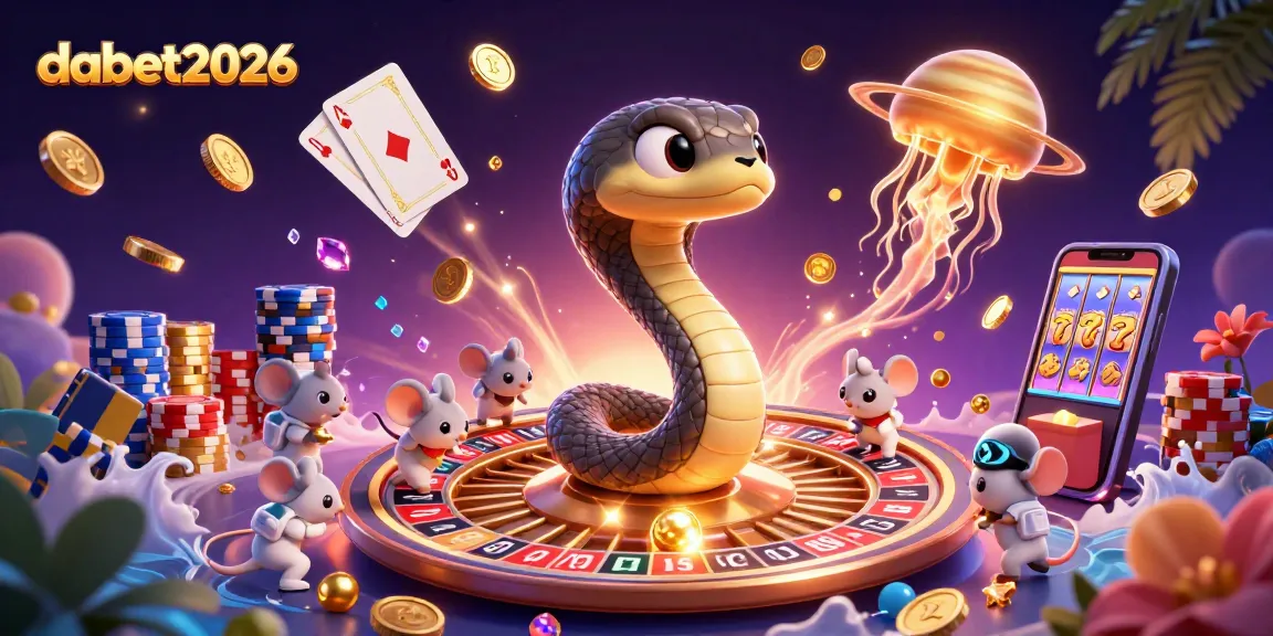 Place fun bets with dabet2026 as a Saturn ring snake spins a roulette wheel like no other.