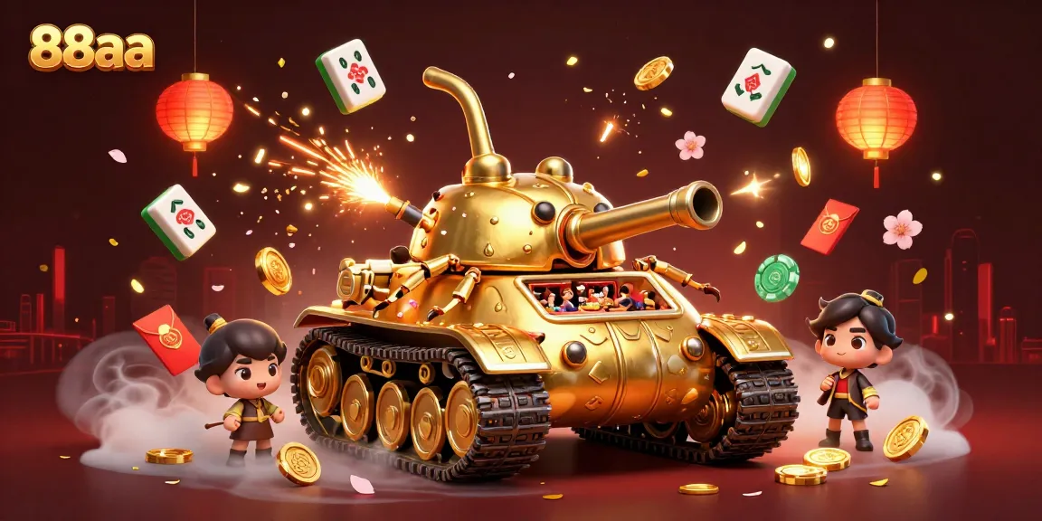 Experience excitement at 88aa with a vibrant, cartoonish casino scene featuring unique elements and fun