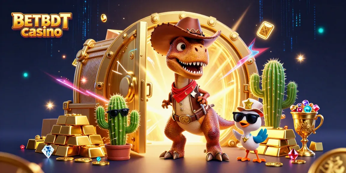 Experience thrilling gameplay with BETBDT casino featuring vibrant characters and dynamic elements!