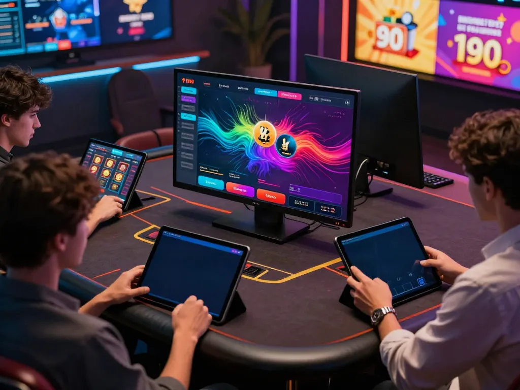 Dewacash Asia online gambling platform interface with diverse players engaged in interactive betting experiences.