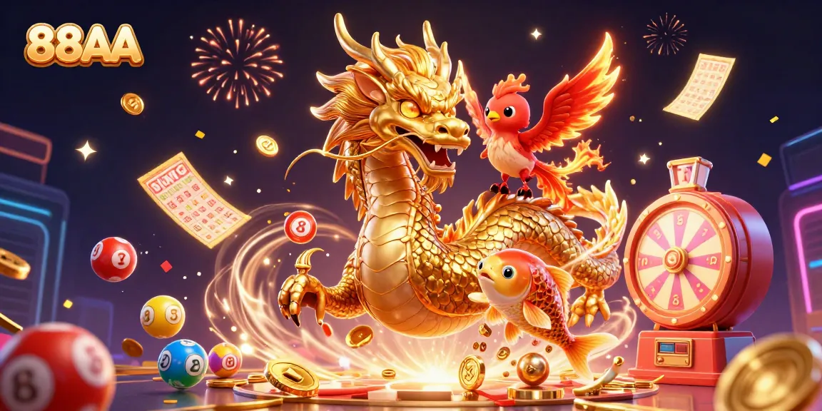 Experience thrilling games at 88AA with vibrant lottery elements and captivating characters.