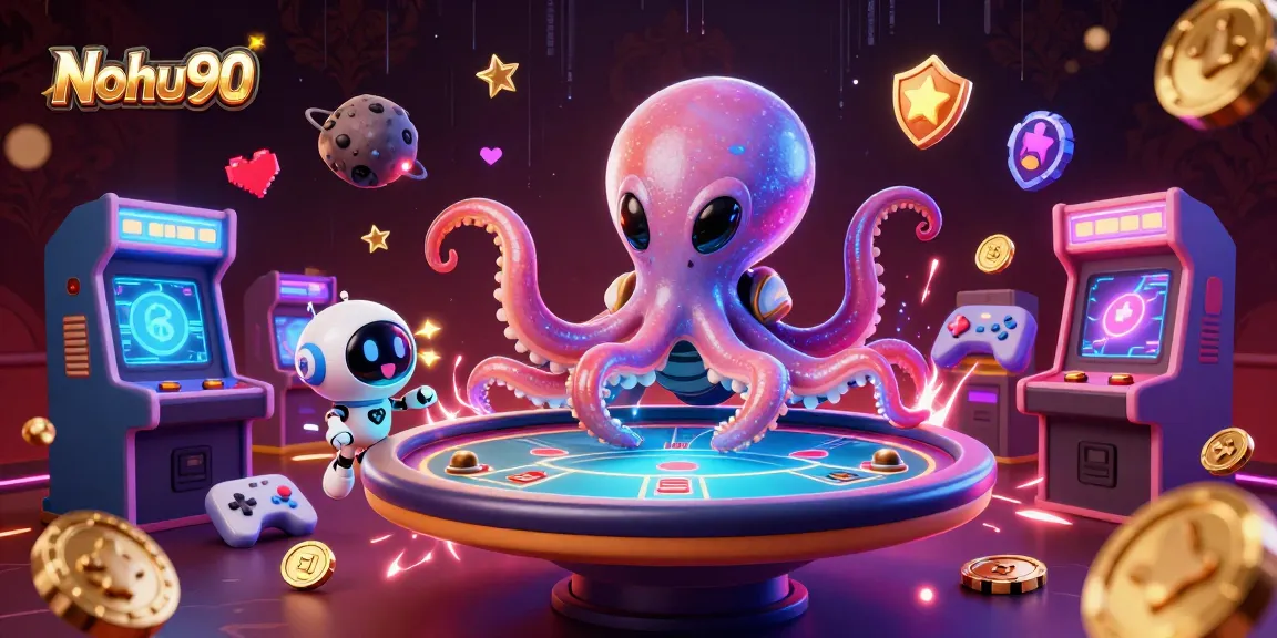 Join the excitement at Nohu90 with a vibrant casino scene featuring thrilling poker action!