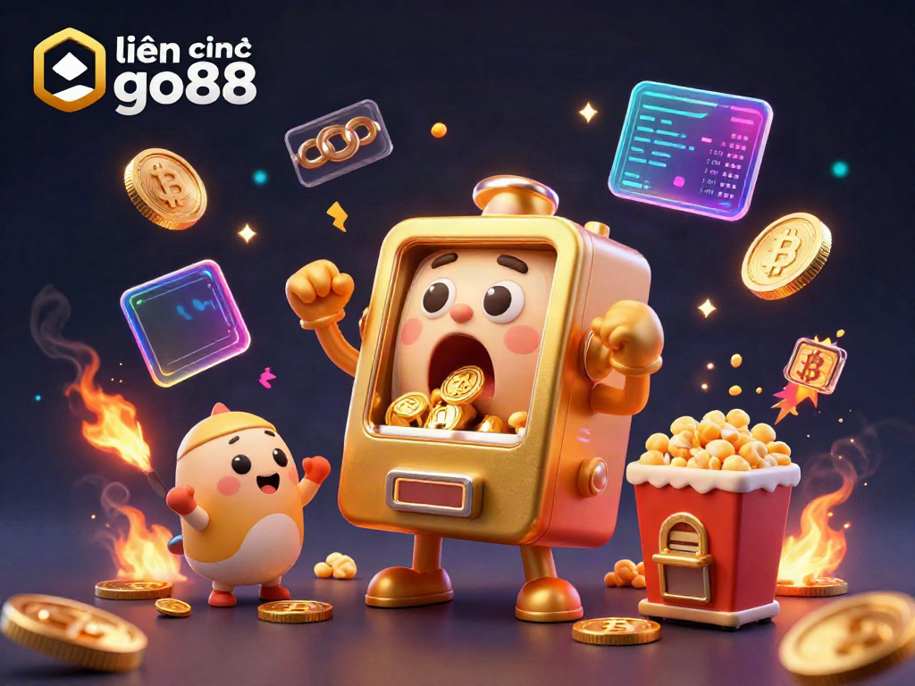 Engage in thrilling gameplay with liên hệ go88 featuring animated slot machines celebrating jackpots in a vibrant casino environment.