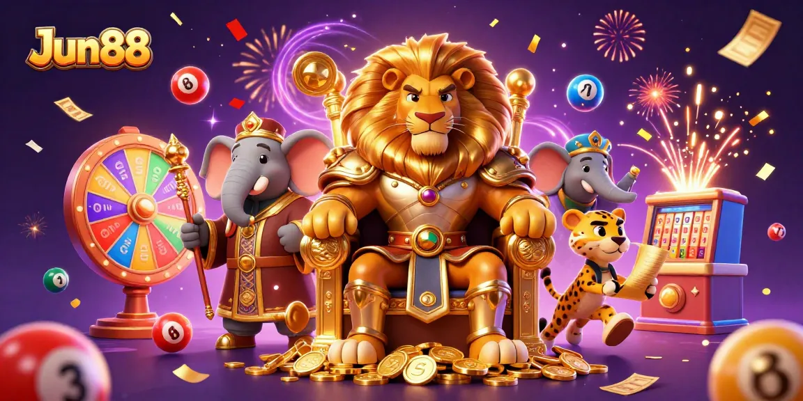 Jun88 invites players to experience thrilling lottery games with dynamic action and vibrant celebrations.