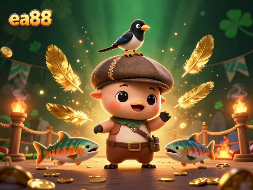Engage in thrilling gameplay at ea88 with colorful characters and dynamic casino elements.
