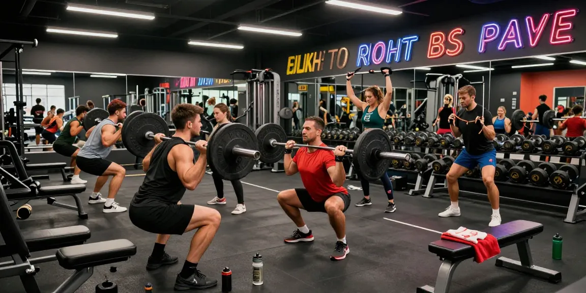 Prime Pharma Steroids stärken Bodybuilder in einer dynamischen Trainingseinheit im Fitnessstudio, die Engagement und Teamarbeit zeigt.