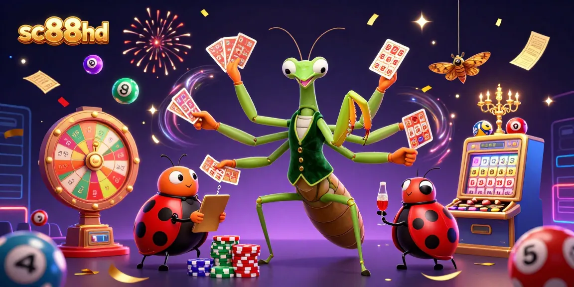 Experience thrilling gameplay with sc88hd featuring vibrant lottery elements in a dynamic casino scene.