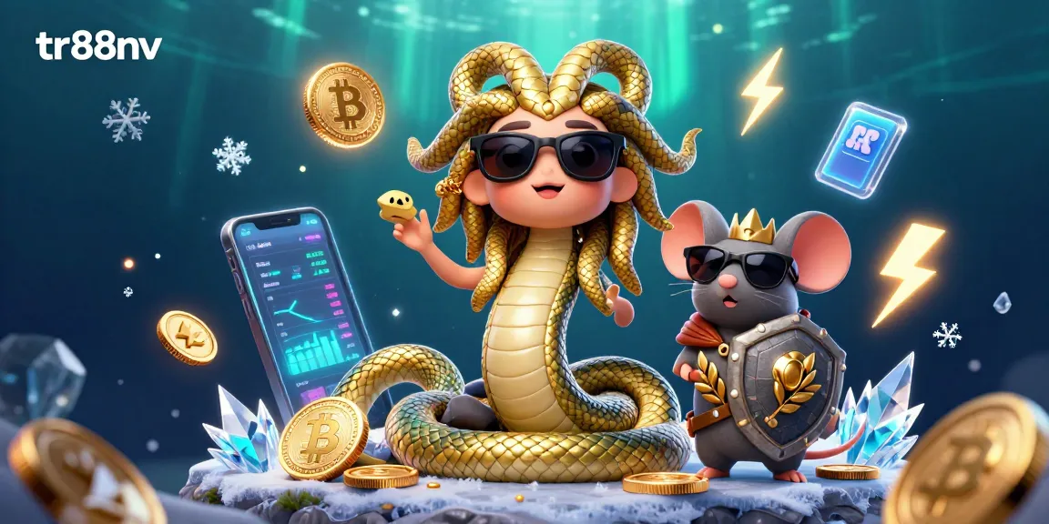 Engage in thrilling gameplay with tr88nv featuring vibrant 3D friendly Medusa and a warrior mouse in an underwater casino.