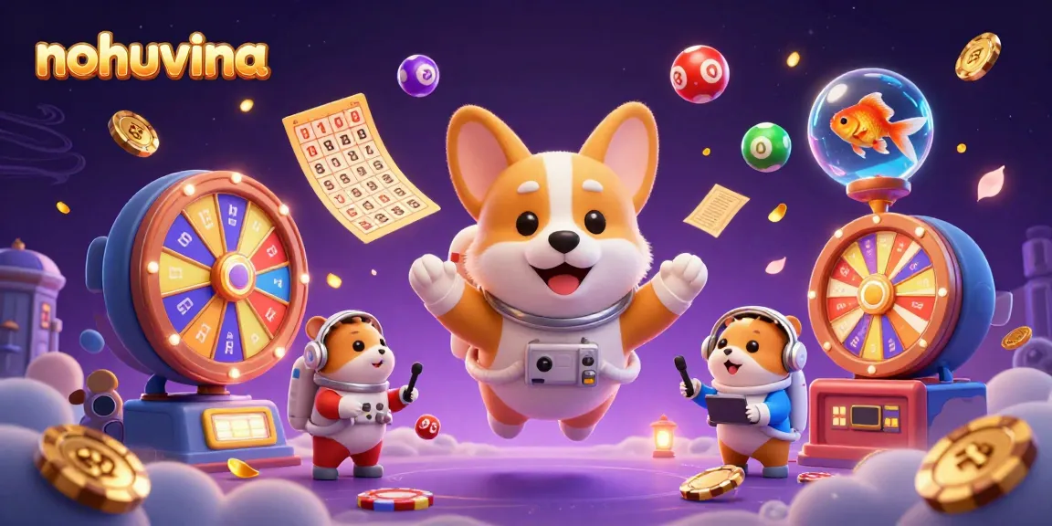 Join the thrilling gaming action at nohuvina as the adorable astronaut corgi navigates a space casino filled with prizes!