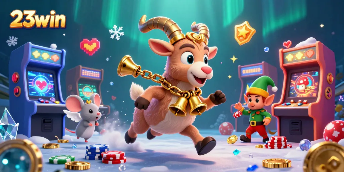 Join the 23win casino adventure with Krampus and friends while winning big!