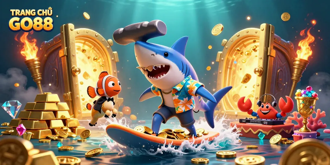 Play exciting games at TRANG CHỦ GO88 with vibrant characters and rich casino elements!